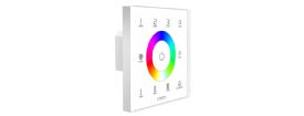 EX7S  RGB Touch Panel 4 Zones, RF 2.4GHz, DMX512 interface, Capacitive touch, 100-240Vac input, IP44.